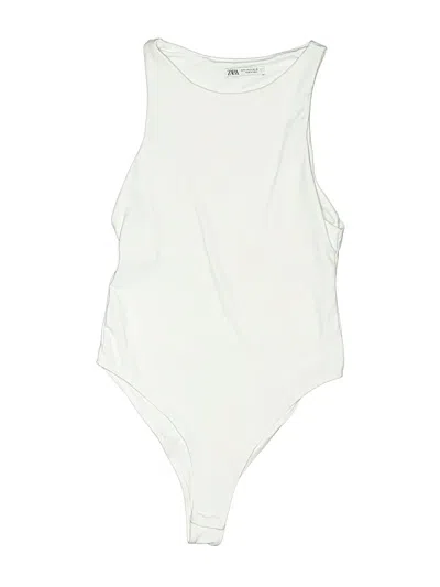 Pre-owned Zara Bodysuit In White