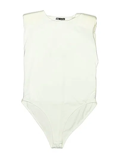 Pre-owned Zara Bodysuit In White