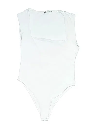 Pre-owned Zara Bodysuit In White