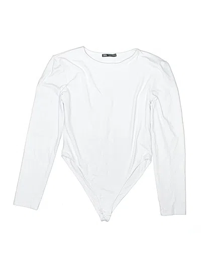 Pre-owned Zara Bodysuit In White