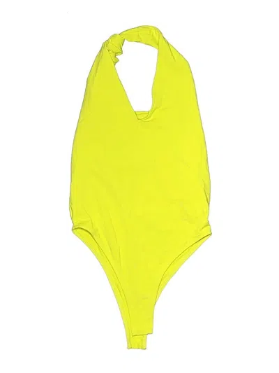 Pre-owned Zara Bodysuit In Yellow