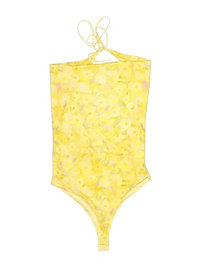 Pre-owned Zara Bodysuit In Yellow