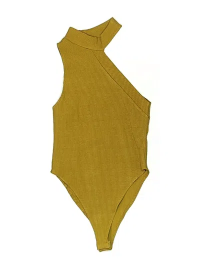 Pre-owned Zara Bodysuit In Yellow