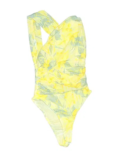 Pre-owned Zara Bodysuit In Yellow