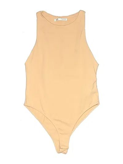 Pre-owned Zara Bodysuit In Yellow