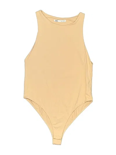 Pre-owned Zara Bodysuit In Yellow