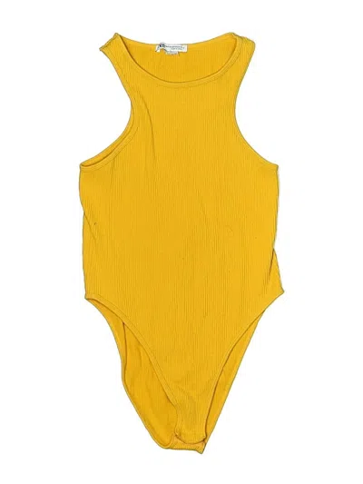 Pre-owned Zara Bodysuit In Yellow