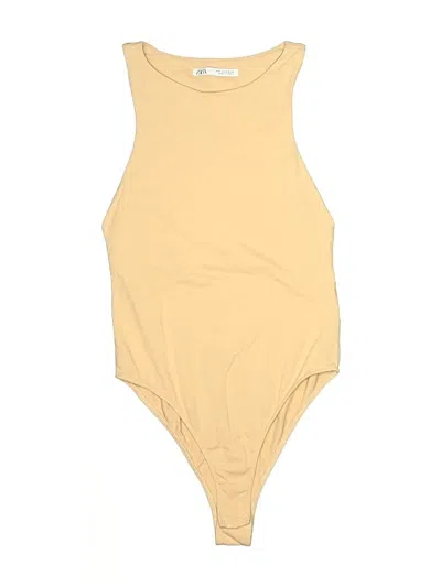 Pre-owned Zara Bodysuit In Yellow