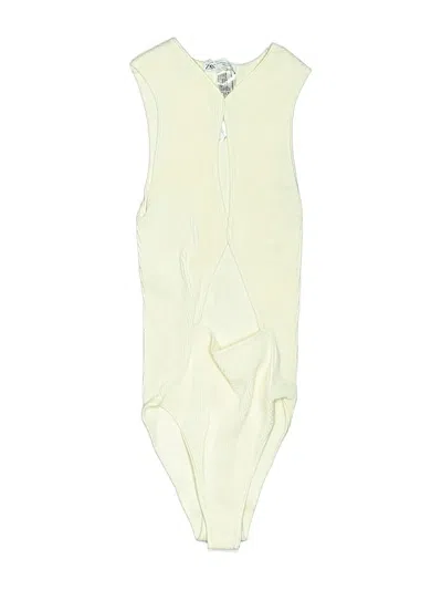 Pre-owned Zara Bodysuit In Yellow