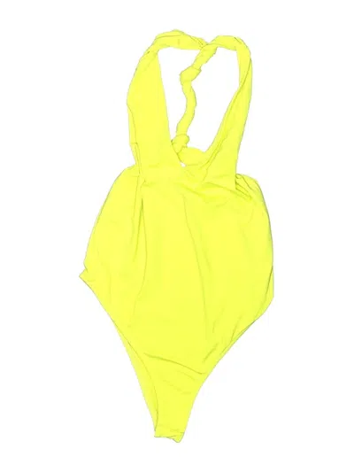 Pre-owned Zara Bodysuit In Yellow