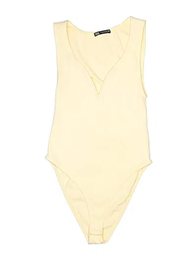 Pre-owned Zara Bodysuit In Yellow