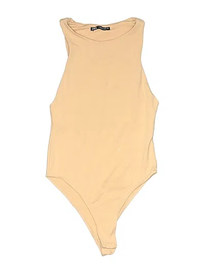 Pre-owned Zara Bodysuit In Yellow