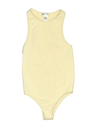 Pre-owned Zara Bodysuit In Yellow