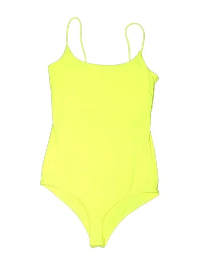 Pre-owned Zara Bodysuit In Yellow