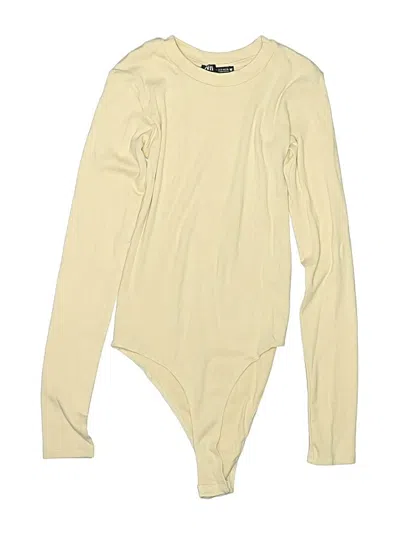 Pre-owned Zara Bodysuit In Yellow