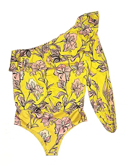 Pre-owned Zara Bodysuit In Yellow