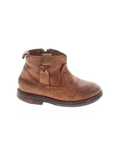 Pre-owned Zara Kids' Booties In Brown