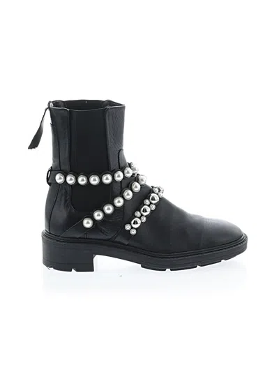 Pre-owned Zara Boots In Black
