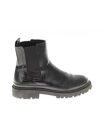 Pre-owned Zara Boots In Black
