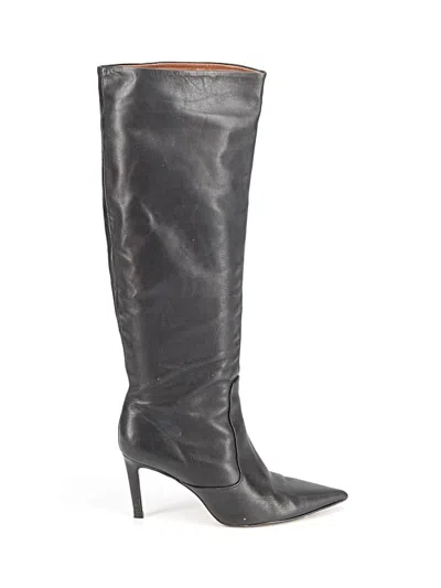 Pre-owned Zara Boots In Black