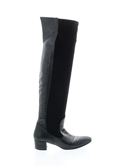 Pre-owned Zara Boots In Black
