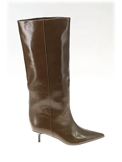 Pre-owned Zara Boots In Brown