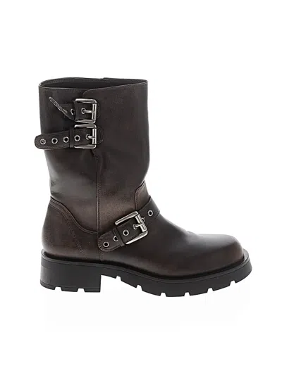 Pre-owned Zara Boots In Brown