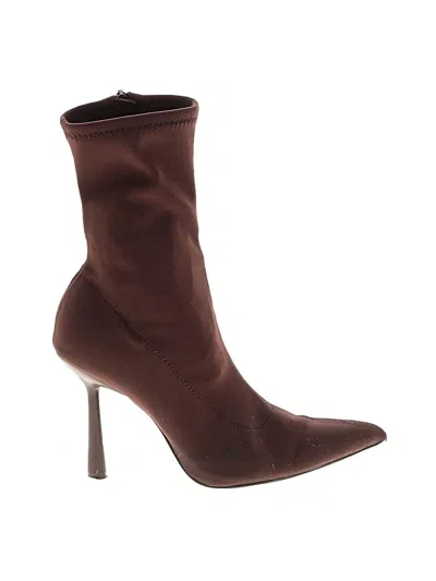 Pre-owned Zara Boots In Brown