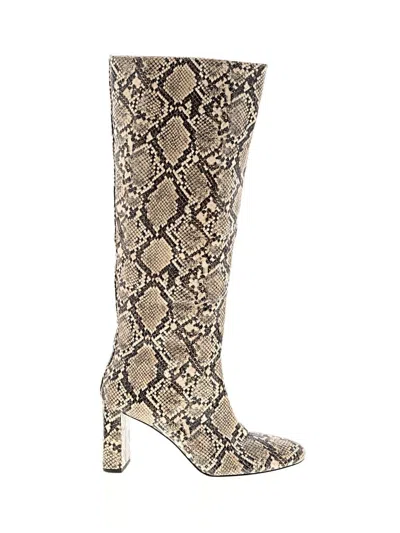 Pre-owned Zara Boots In Ivory