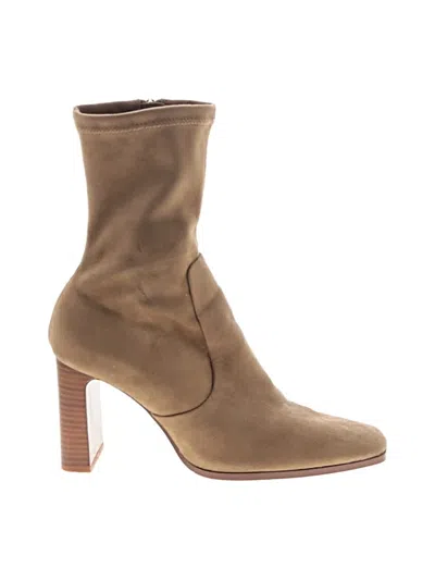 Pre-owned Zara Boots In Tan