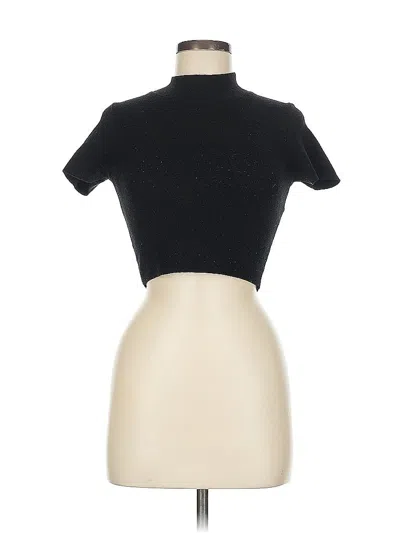 Pre-owned Zara Cardigan Sweater In Black