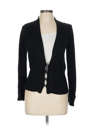 Pre-owned Zara Cardigan Sweater In Black