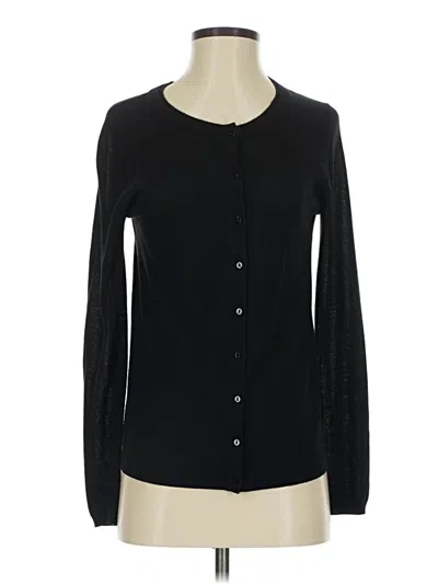 Pre-owned Zara Cardigan Sweater In Black