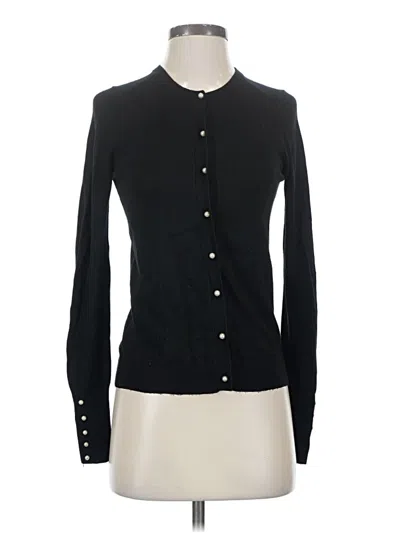 Pre-owned Zara Cardigan Sweater In Black