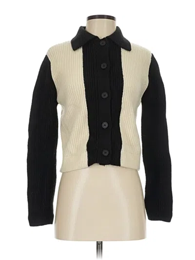 Pre-owned Zara Cardigan Sweater In Black