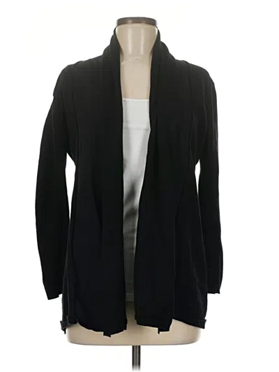 Pre-owned Zara Cardigan Sweater In Black
