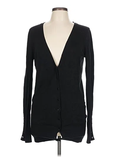 Pre-owned Zara Cardigan Sweater In Black