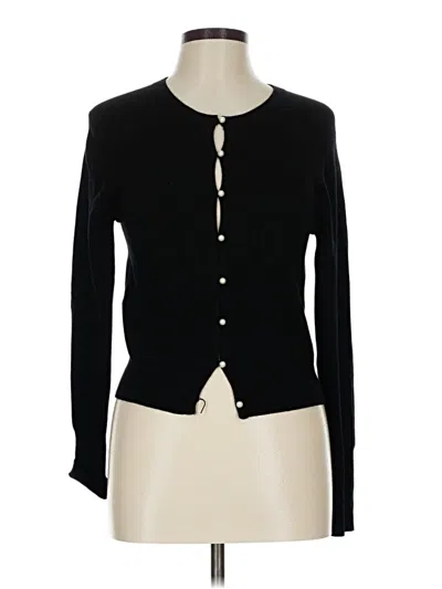 Pre-owned Zara Cardigan Sweater In Black