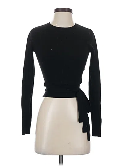 Pre-owned Zara Cardigan Sweater In Black