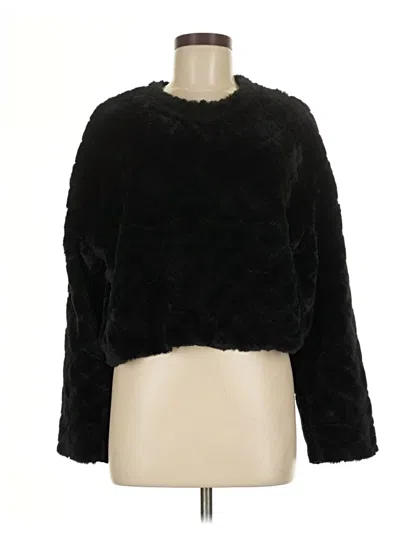 Pre-owned Zara Cardigan Sweater In Black