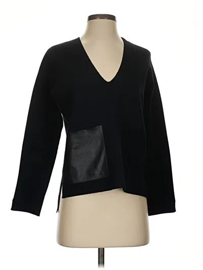 Pre-owned Zara Cardigan Sweater In Black