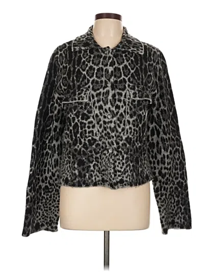 Pre-owned Zara Cardigan Sweater In Black