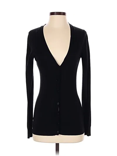 Pre-owned Zara Cardigan Sweater In Black