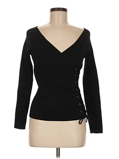 Pre-owned Zara Cardigan Sweater In Black