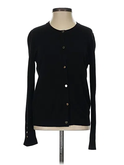 Pre-owned Zara Cardigan Sweater In Black
