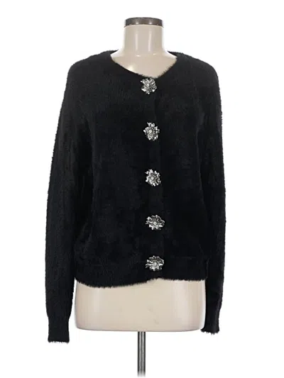 Pre-owned Zara Cardigan Sweater In Black