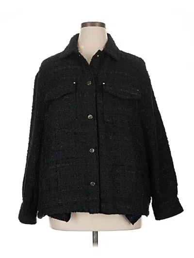 Pre-owned Zara Cardigan Sweater In Black