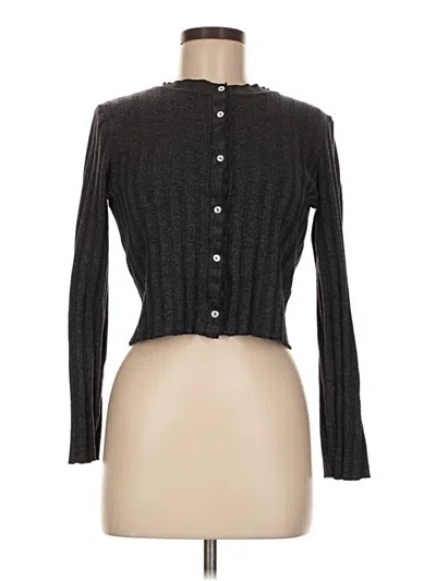 Pre-owned Zara Cardigan Sweater In Black