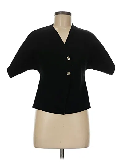 Pre-owned Zara Cardigan Sweater In Black