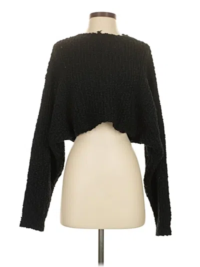 Pre-owned Zara Cardigan Sweater In Black